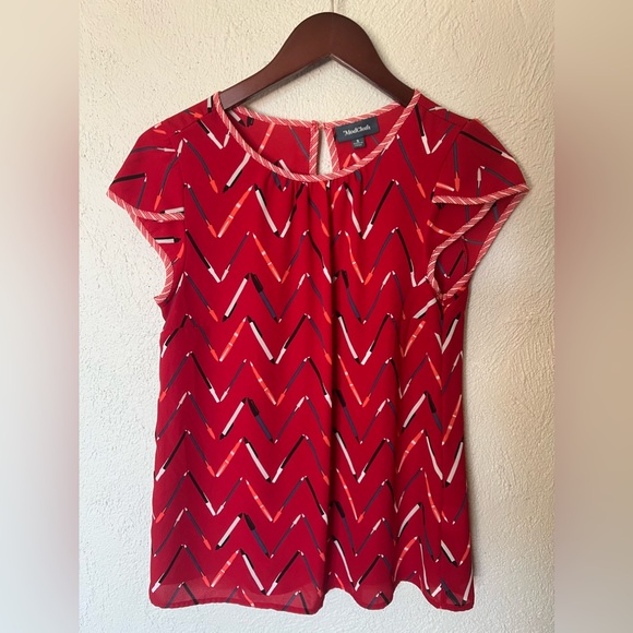 ModCloth Cute and Collected Chiffon Top - Picture 5 of 10